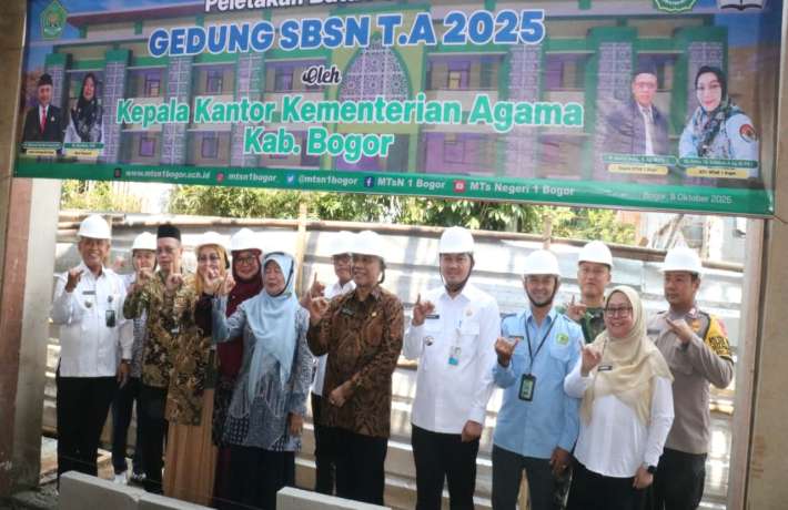 PELETAKAN BATU PERTAMA SBSN MTsN 1 BOGOR